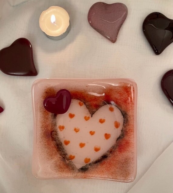 Jewelry Dish with a Heart and More Hearts