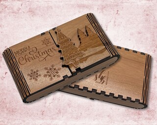 Mysterious 5 Step Puzzle Gift Box - Scatola Regalo A Puzzle Per Biglietti, Soldi, Lotteria