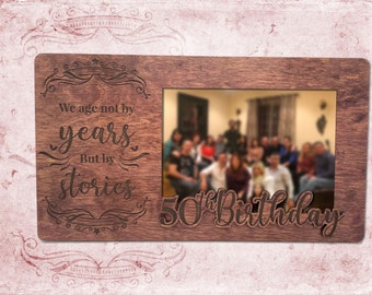 50th Birthday Picture Frame