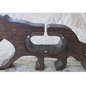 Wooden Wolf Bank