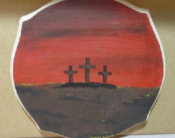 Painted Plaque - &quot;Son Rise&quot;