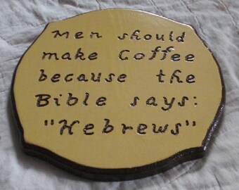 Hebrews Wall Plaque