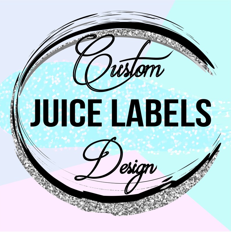 Custom Juice Labels Custom Juice Pouch Label Design Etsy