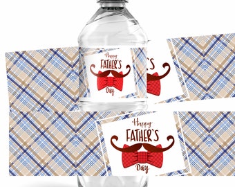 Etiquetas para botellas de regalo del Día del Padre, Etiquetas para botellas "El mejor papá del mundo", Etiquetas de regalo para el Día del Padre, Etiquetas personalizadas para botellas del Día del Padre