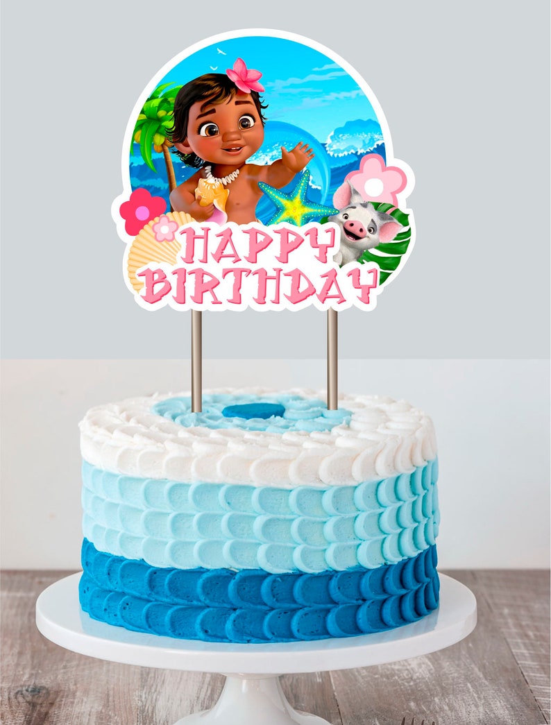 Baby Moana Cake Ideas Cup Cake Baby Moana Cake Ideas Cup Cake