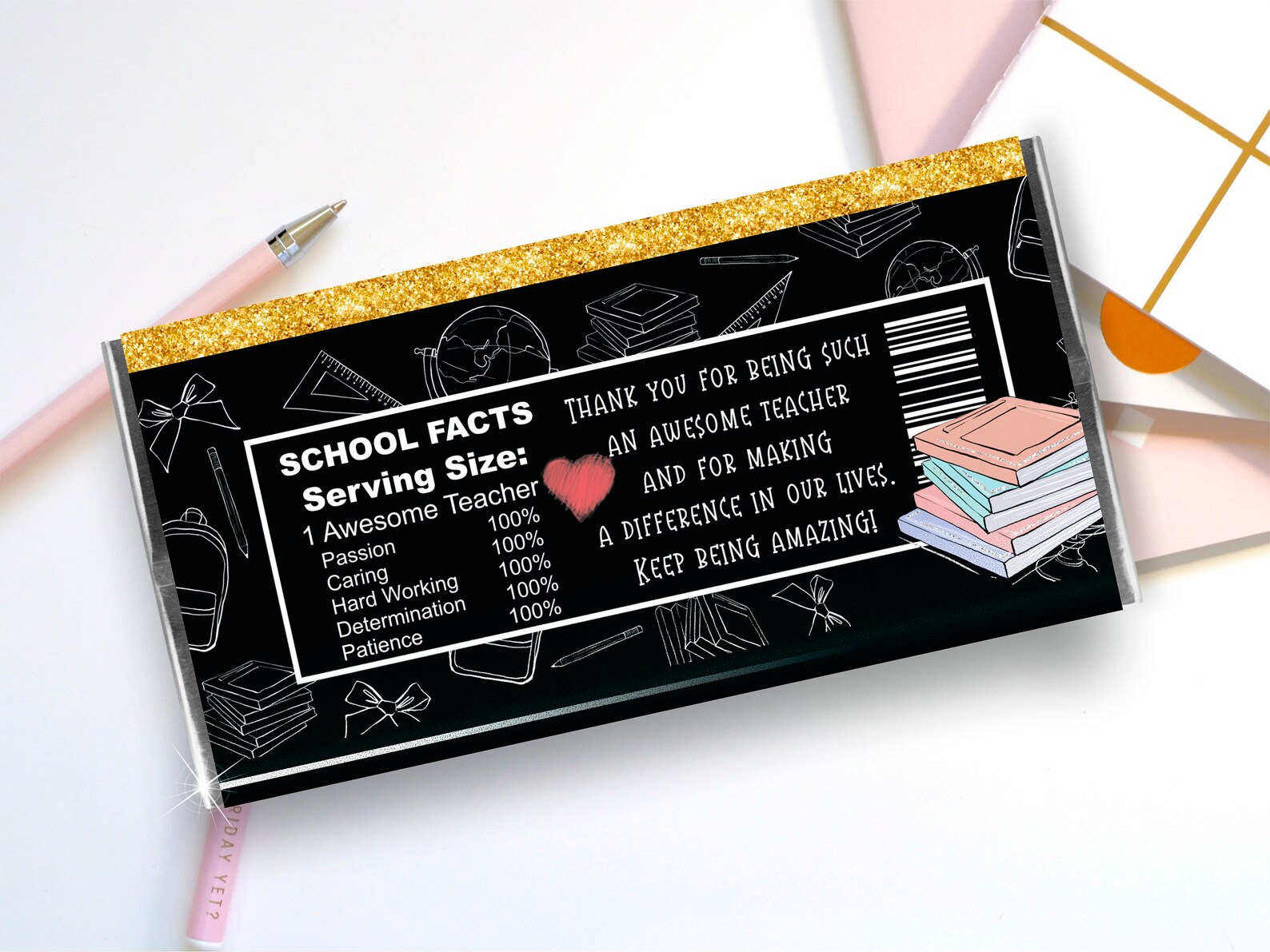 Teacher Appreciation Bundle, Teacher Appreciation Chip Bag Wrapper ...