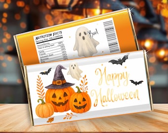 Halloween-godisförpackning, Halloweenfestgåvor, Halloweengodisar, Halloweenchokladförpackning, Halloweengodispåsar, Halloween-förpackning