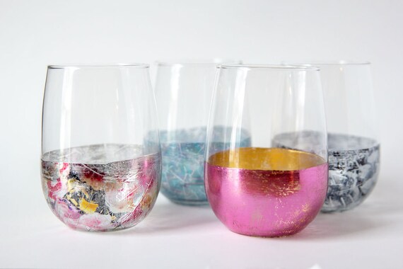 Stemless Wine Glasses - Classic