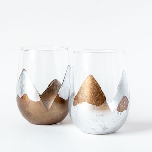 2 GLASS DISCOUNT Mix and match 2 Stemless Mountain Wine glasses.  You choose which two glasses!