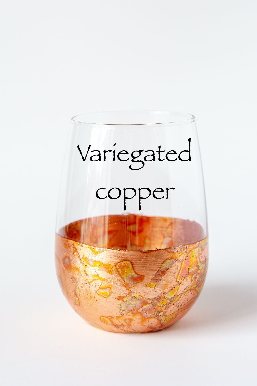 Stunning variegated copper leaf for Decor and Souvenirs 