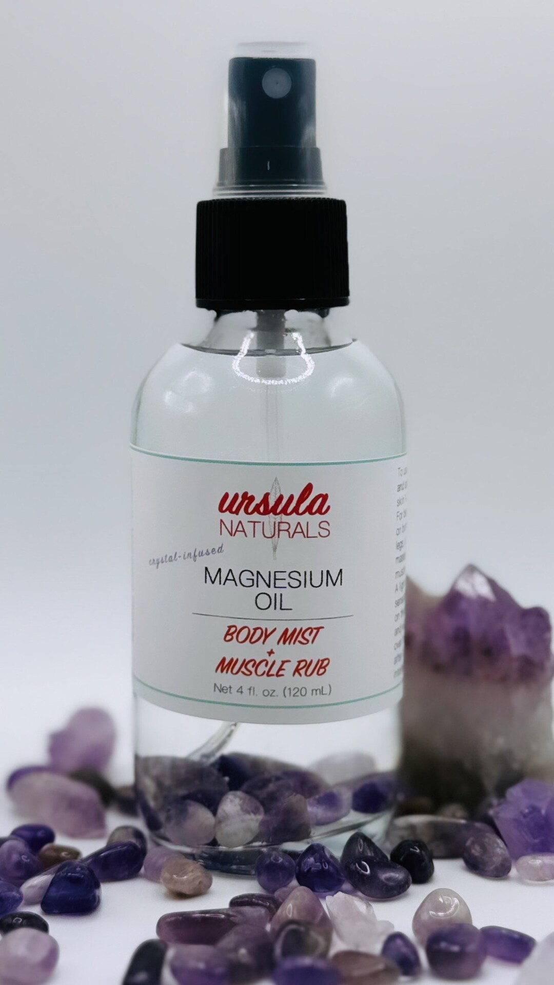 Crystal Infused Magnesium Oil Body Mist + Muscle Rub - Etsy