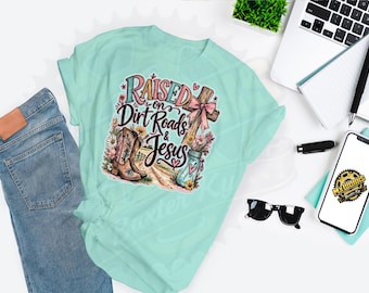 Raed on Dirt Roads und Jesus Graphic Tee