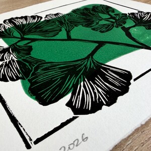 a close-up of the print. the edges of the print are torn for a natural rustic look.