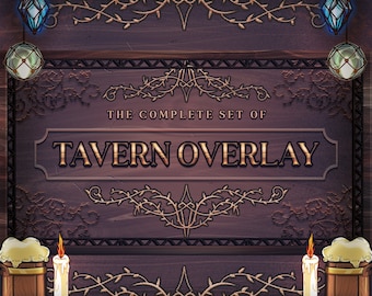 Den ursprungliga Tavern Stream Overlay: Komplett medeltida layoutuppsättning