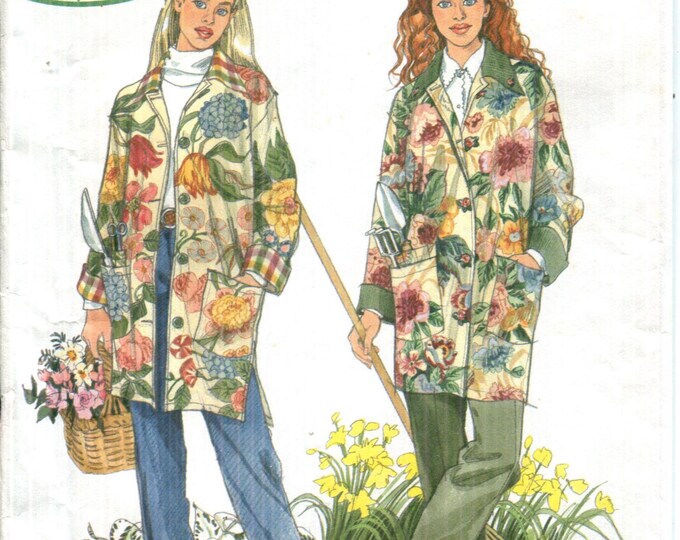 Pattern Misses' Coats, Garden Jacket, Barn Coat, Utility Jacket, Large ...