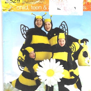 Eenvoud 2829 Halloween hommelkostuumpatroon, kostuums voor volwassenen en kinderen, volwassenen GESNEDEN M-L kinderongesneden kinderkleding 2009