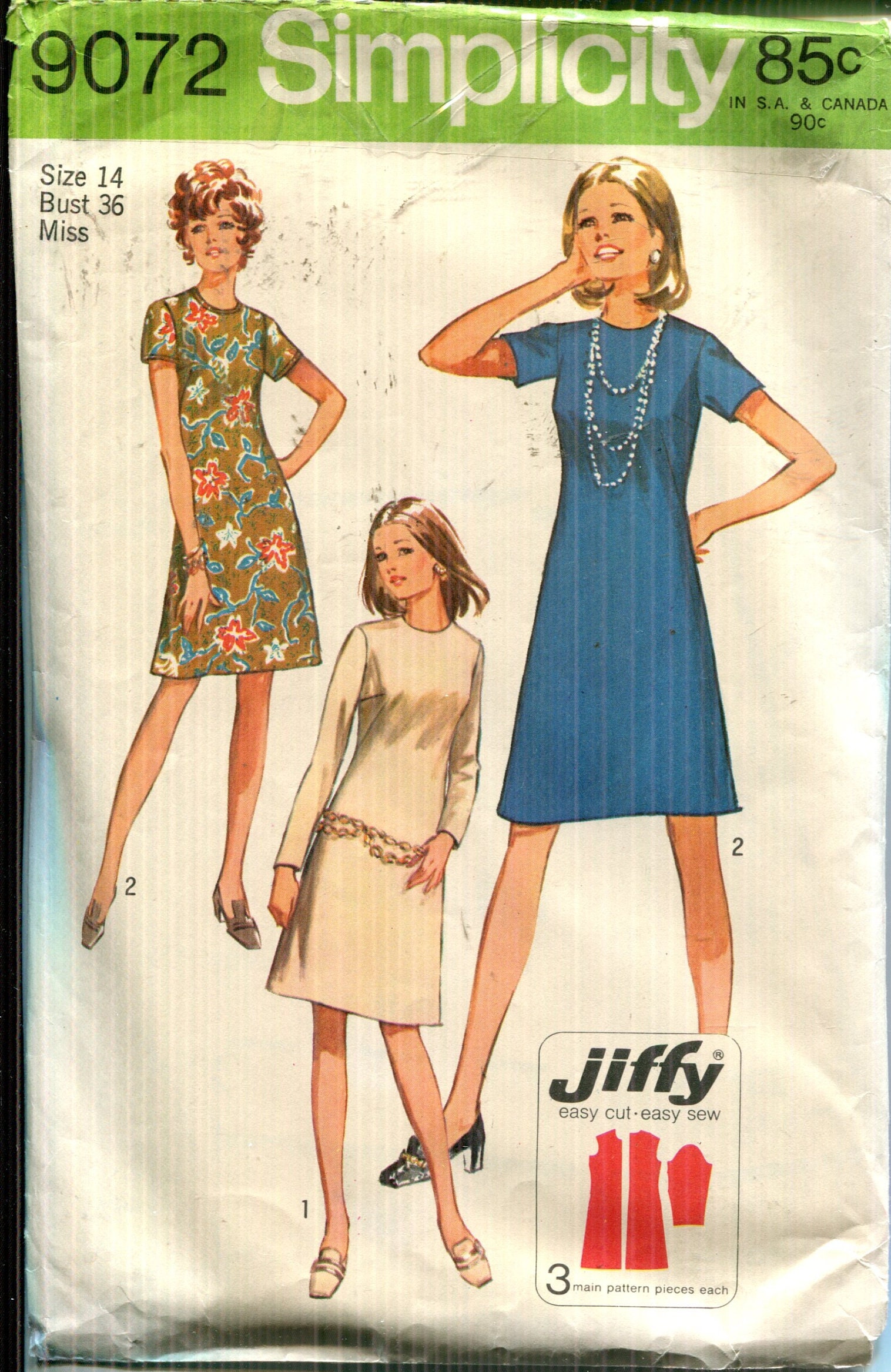 Pattern Girls Toddler Calf Length Dress Full Gathered Skirt,Back Zipper;Capelet Purse UNCUT FF Simplicity 4448 Dated 2005 Sizes AA 3 4 5 6