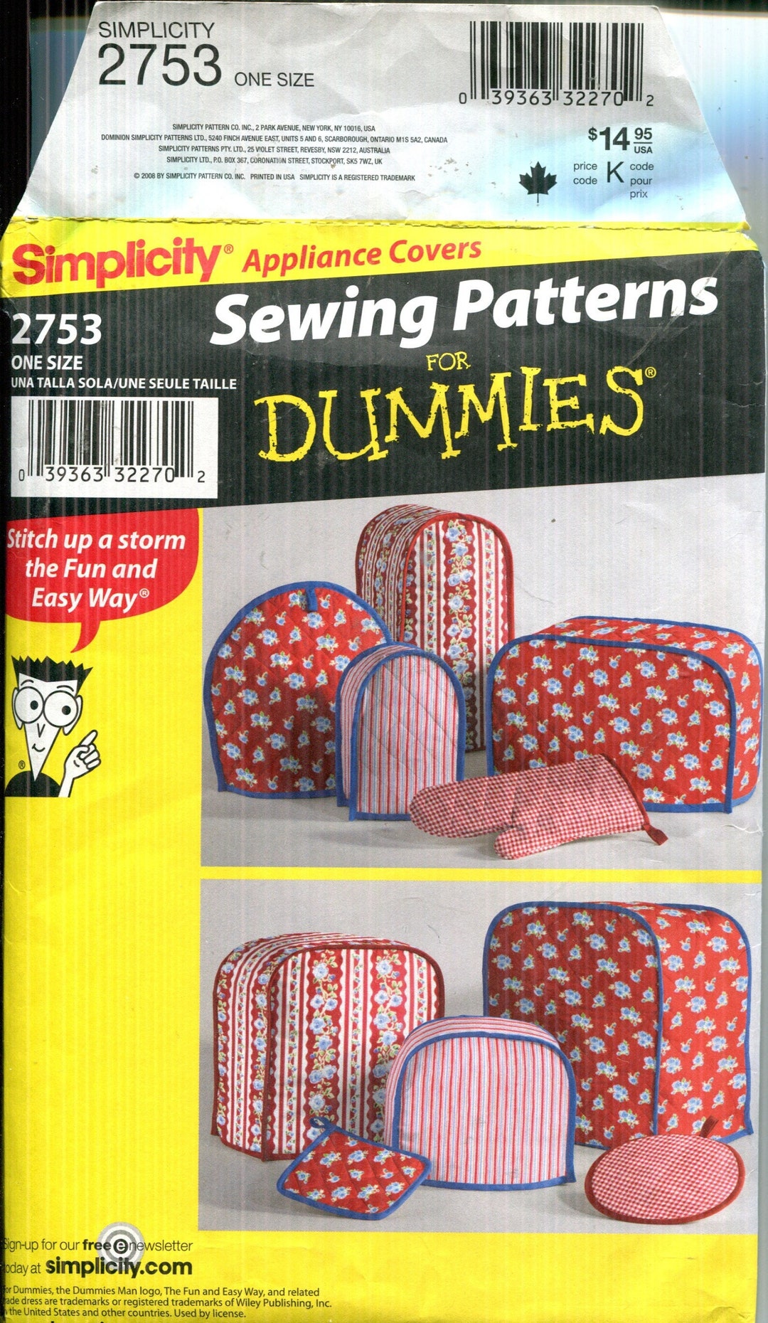 Kitchen Decorating Patternappliance Covers, Blender Cover, Coffee