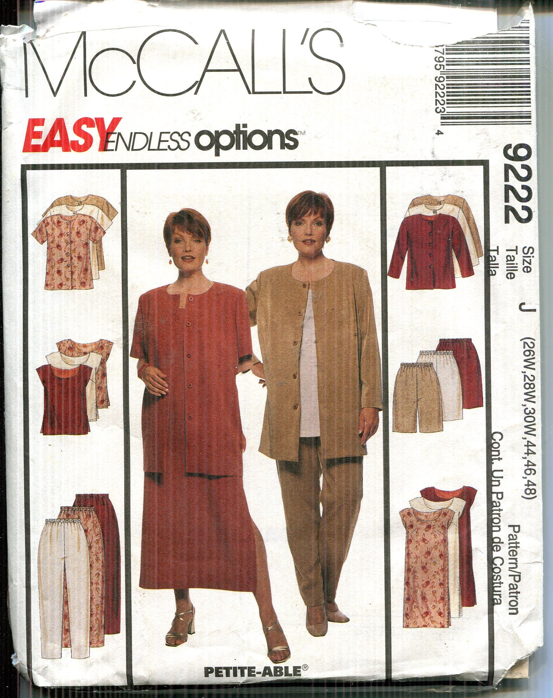 Sewing & Fiber Simplicity 2705 Womens Plus Size Woven Separates Dress ...