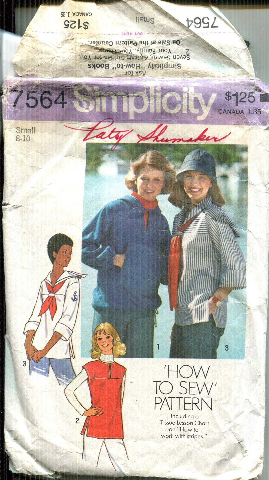 Misses' Pullover Tops Pattern 7564 Simplicity | Front & Back Yokes ...