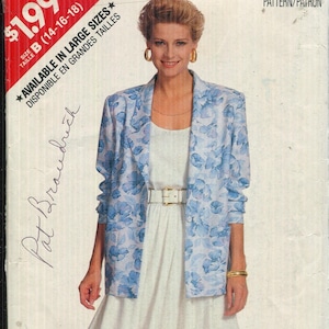 Butterick 6174 Uncut Sewing Pattern Misses' Jacket, Pullover Top & Flared Skirt Size 14-18