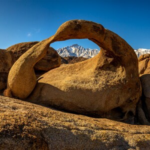 Mobius Arch, Alabama Hills, California, Desert, Metal Print, Photography, Wall Art, Landscape, Scenic, Photo
