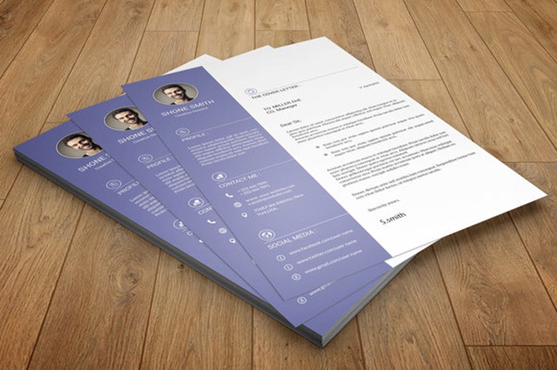 Resume Template Cv 006 Cv Template And Cover Letter Cv Design MS Word 