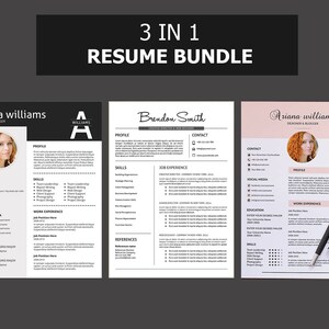 Professionelle Lebenslauf Vorlage | Cv Template Bundle, Kreative Lebenslauf Vorlage |  Lebenslauf für Word und Photoshop | SOFORTIGER DOWNLOAD | B-02