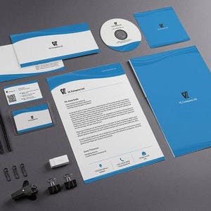Clean Corporate Identity | Brand Identity, Corporate Stationery Design Template | InDesign Template |  V03