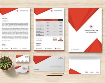 Corporate Identity | Brand Identity, Corporate Stationery Design Template | InDesign Template |  V05