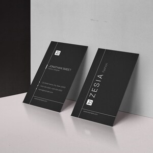 Professionele visitekaartje template | Moderne visitekaartje vooraf gemaakte visitekaartje ontwerp, Photoshop template, Instant Download | V19
