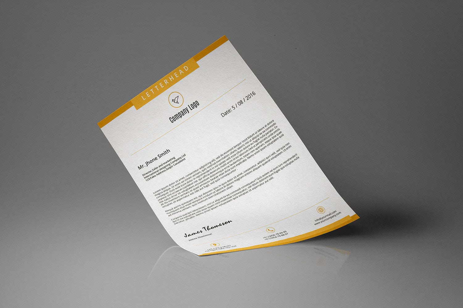 【即出荷】 Template Letterhead Corporate | Letterhead Business 趣味・スポーツ・実用