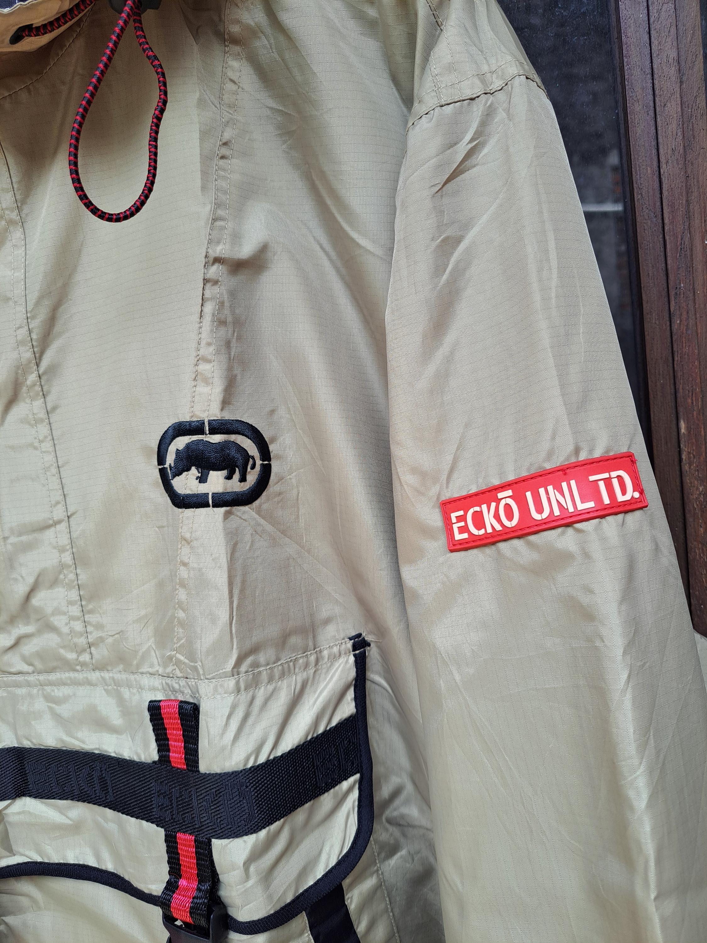 Vintage Y2K Ecko Unltd Anorak Cagoule Windbreaker Jacket Lining