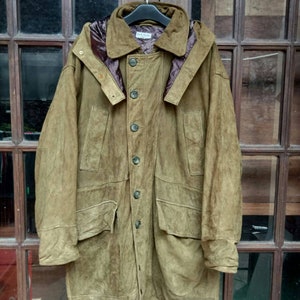 Paul Smith Leather Velvet Sheepskin Coat Jacket
