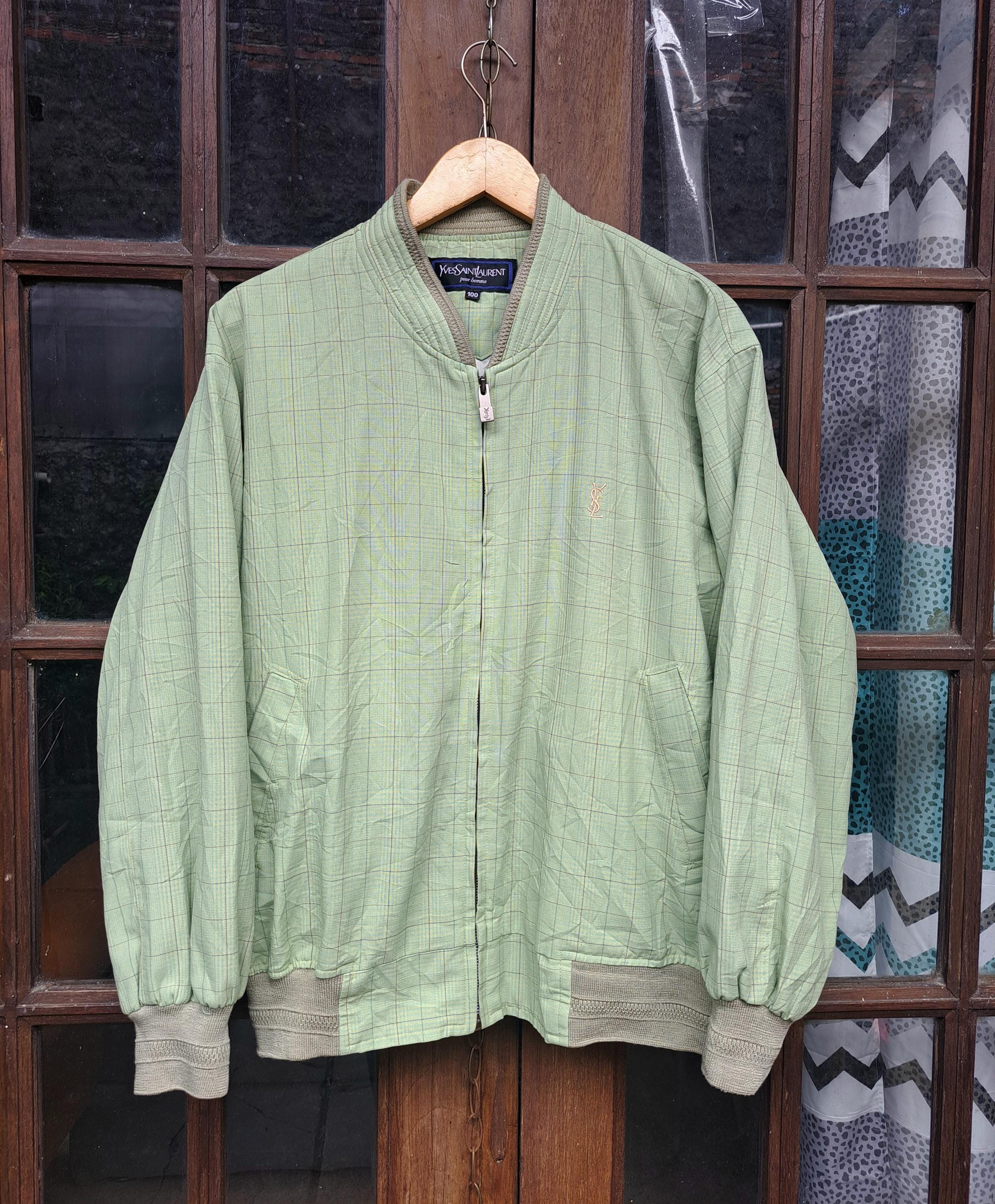 Vintage YSL Yves Saint Laurent Bomber Jacket Mens 100 / Medium - Etsy