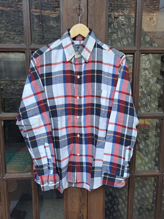 Vintage 90s Sugar Cane Toyo Enterprise Flannel Shirt Medium