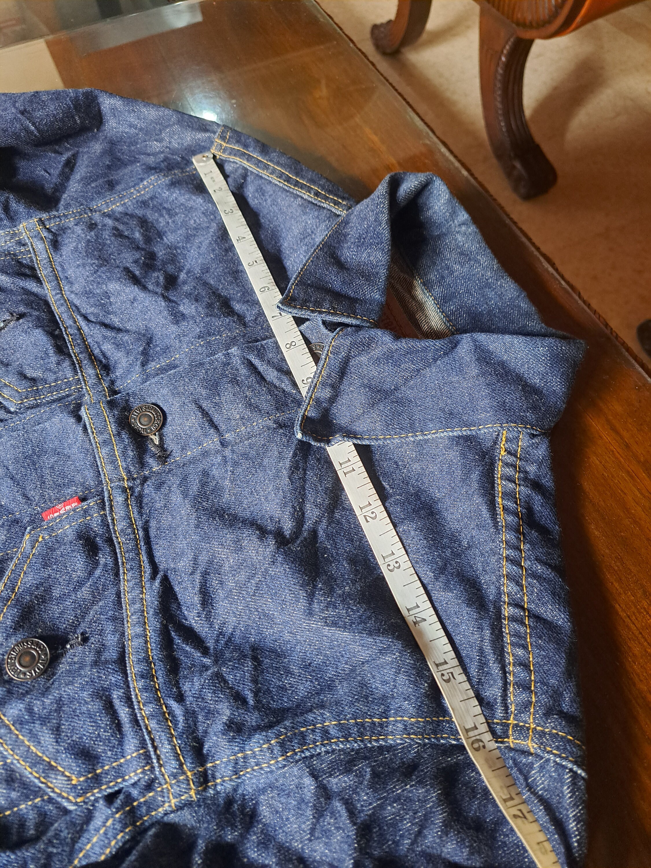 90s Levi's Japan Big E Denim Jacket Lot 71557 Mens Size 38 90s Levi's Japan Big E Denim Jacket Lot 71557 Mens Size 38