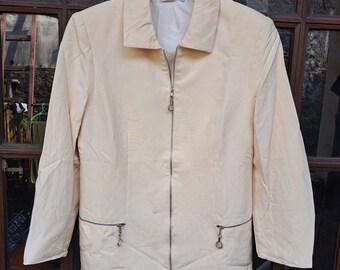 90s Pure Silk Gianni Versace Versatile Women Blazer Size 42
