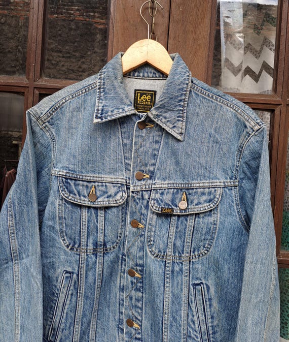Free Shipping LEE Riders Shawnee Mission Kansas Usa Denim Jacket
