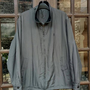 Vtg YSL Pour Homme Yves Saint Laurent Light Jacket Mens Medium