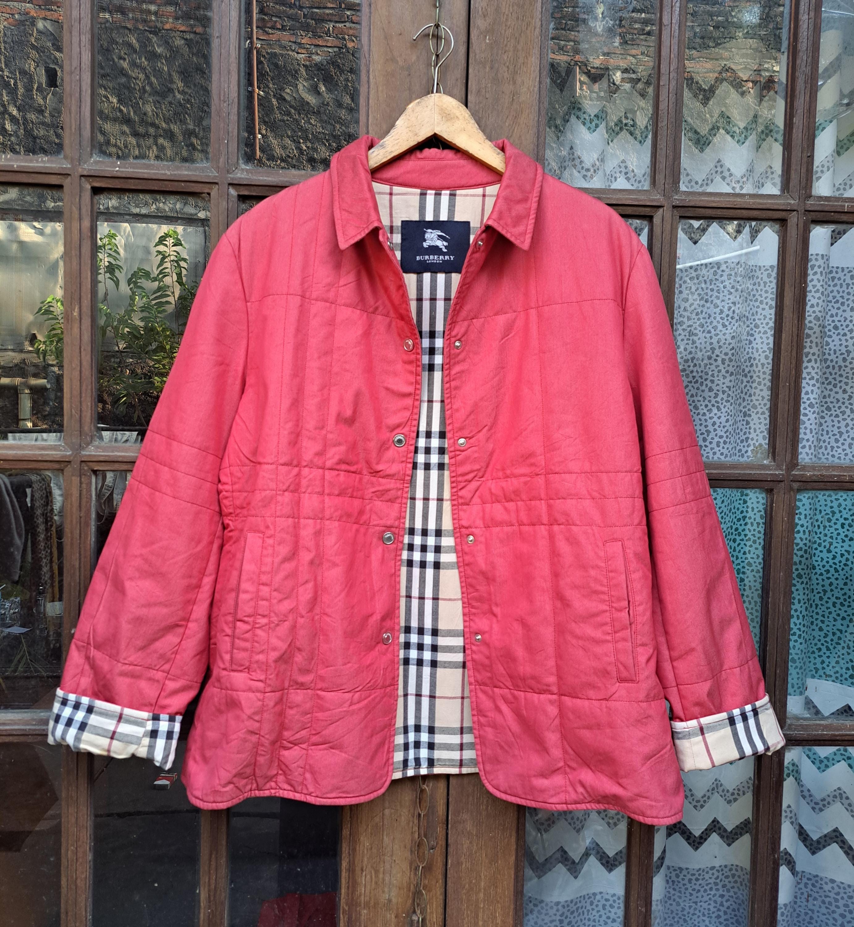 Vintage Burberry Quilted Coat - Etsy