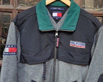 Vintage 90s Spalding Tracktop Jacket Full Zipper Big Logo