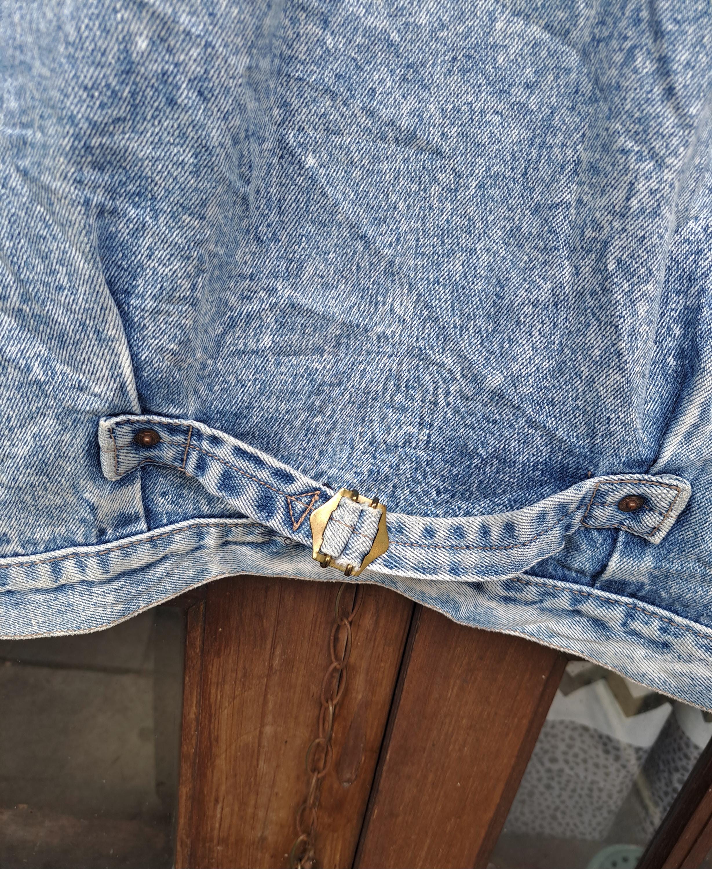 Vintage 90s LEVIS Type 1 Buckle Back Denim Jacket 70647-0217 Mens