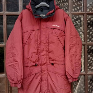 Vintage MONTBELL Goretex Puffer Parka Jacket Mens L JPN or M Eur