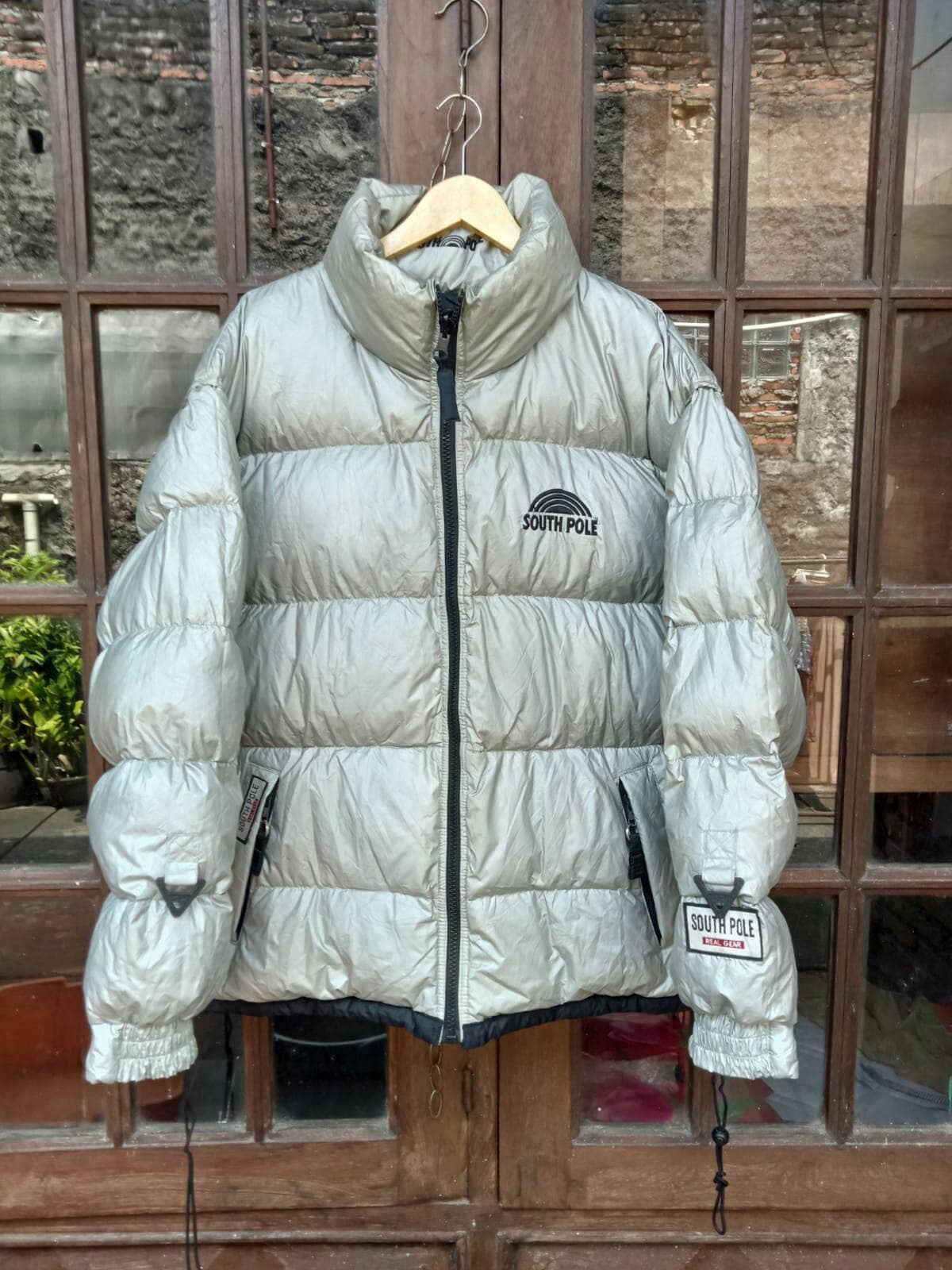 Vintage SOUTHPOLE Puffer Duck Down Reversible Jacket Mens Vintage SOUTHPOLE Puffer Duck Down Reversible Jacket Mens