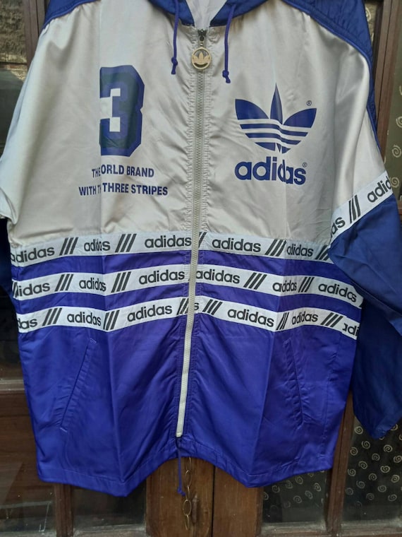the brand with the three stripes jacket