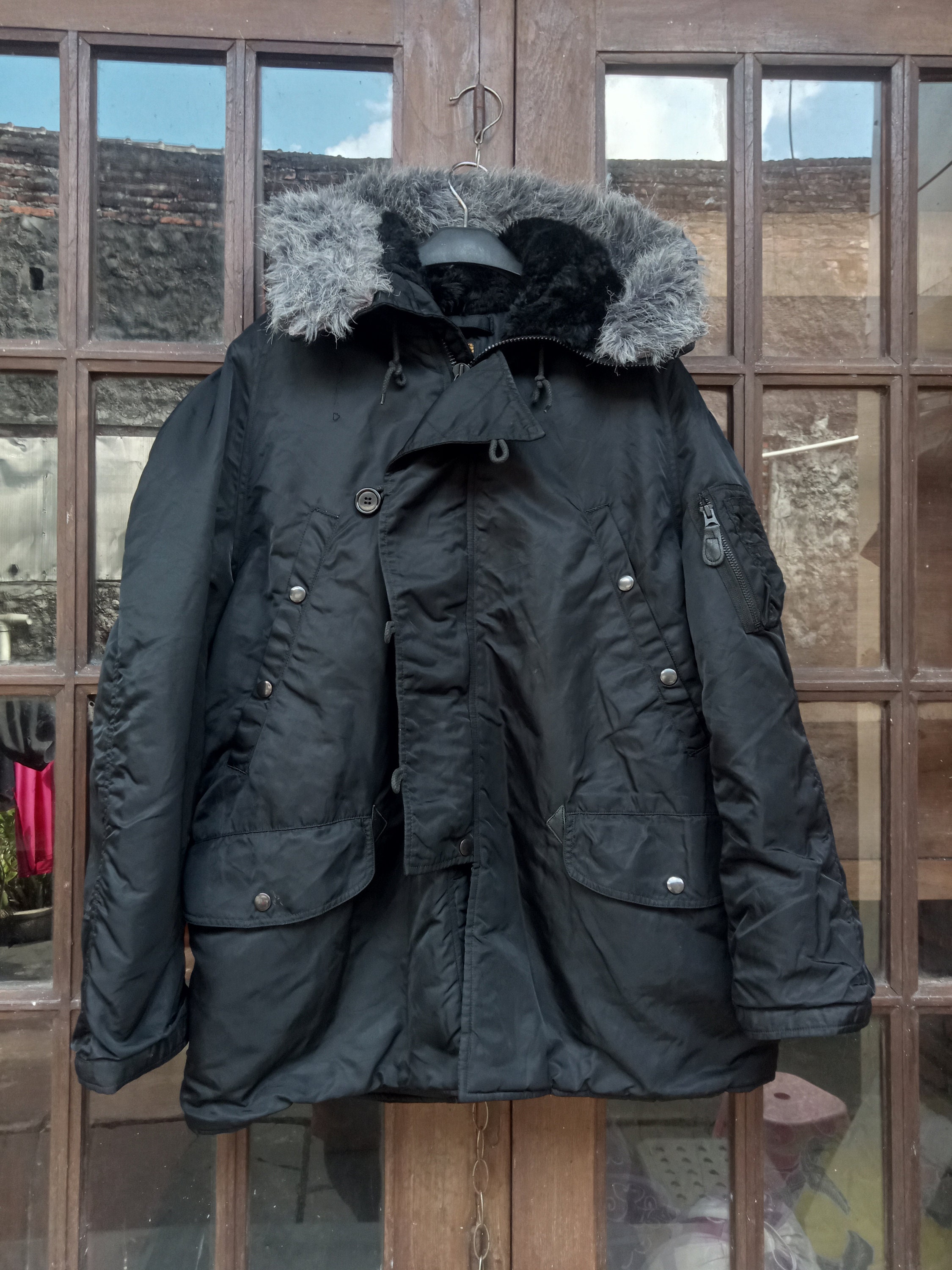 冬ギフト  Buzz Ricksons United Carr Corps Parka Fur Jacket Type N-3B ジャケット・アウター