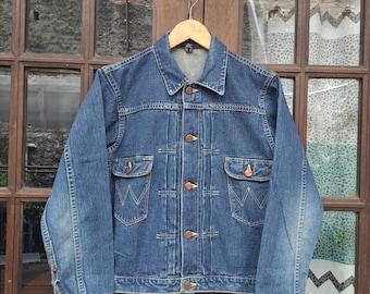 90s Levi's Japan Big E Denim Jacket Lot 71557 Mens Size 38