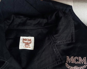ヴィンテージ MCM デニムジャケット、レディース Mサイズ、日本製正規 