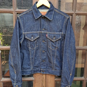 90s Levi's Japan Big E Denim Jacket Lot 71557 Mens Size 38